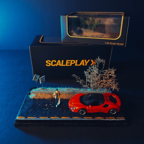 Scale roadside diorama - scale,