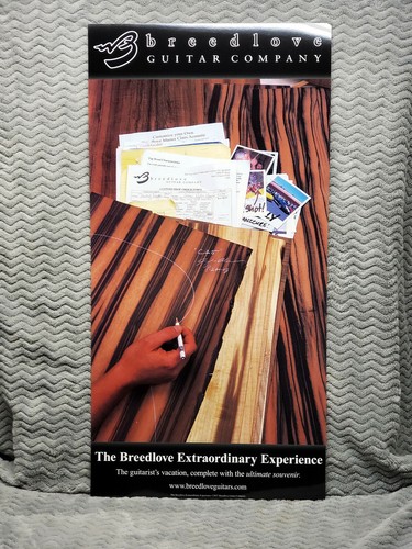 Breedlove guitars promo - guitars, poster