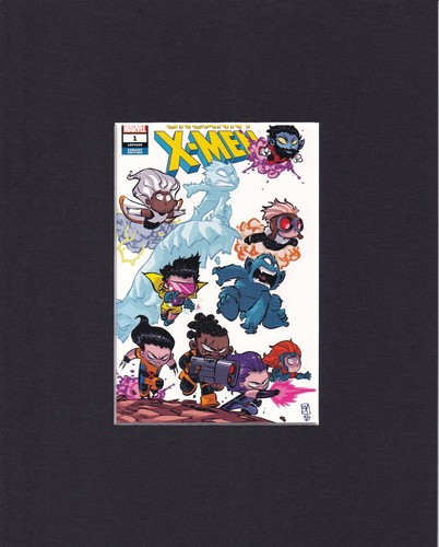 8x10 matted print comic book - print,
