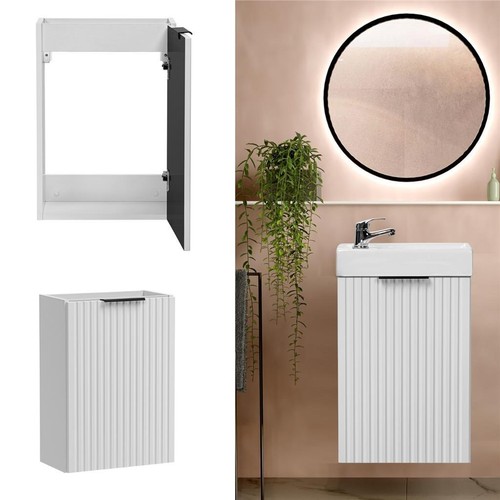 Cloakroom vanity unit small - cloakroom,