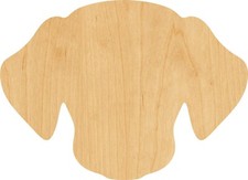 Dog Head Laser Cut Out Wood