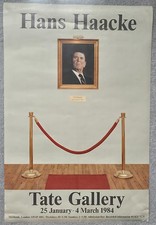 Hans Haacke-Tate Gallery-Exhibition Poster-1984-Hommage a Marcel Broodhaers