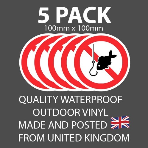 Warning round stickers - round, no