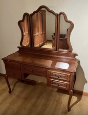French ornate carved dressing - ornate,
