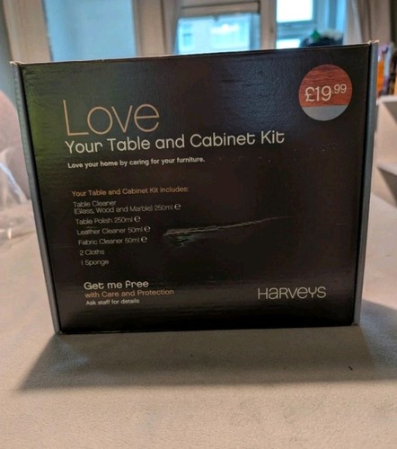Harveys love your table and - love,