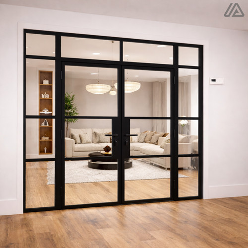 Double aluminium black - double,