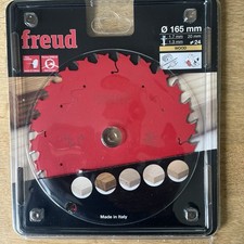 Freud F03FS09686 Wood Circular Saw Blade 165mm x 20mm x 1.7mm x 24T