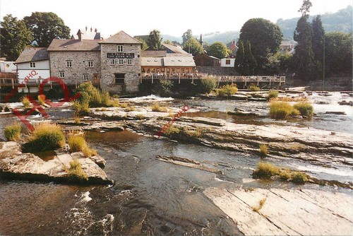 Picture postcard llangollen - postcard-,
