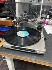 Sony PS-J10 record player turntable with switchable phono stage pre-amp