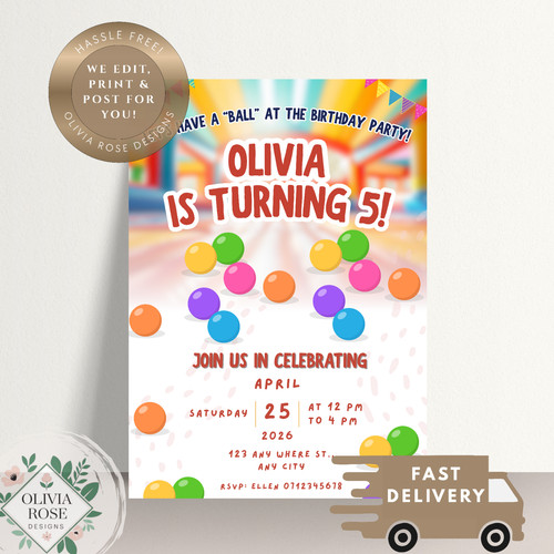 Ball pit birthday - ball,