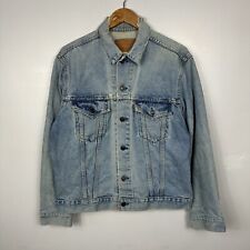 Vintage Levi’s Denim Jacket, 70505 0212, Orange Tab Made Canada, Mens 42, Medium