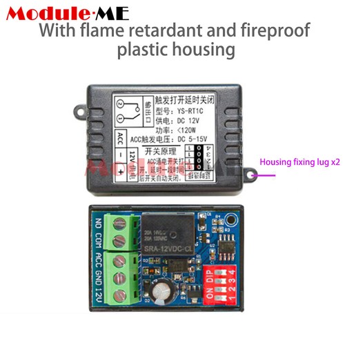 Dc12v car time delay relay - delay,