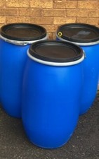 2 x 120 Litre Barrel With Lid