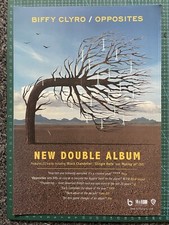 Biffy Clyro Opposites Poster/Original Magazine Advert Only Revolutions Puzzle