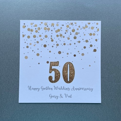 Personalised handmade 50th - personalised,