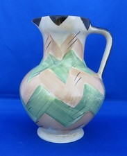 Vintage MYOTT Art Deco Medium Classic Jug Vase Rare 1142F.O. Chevron