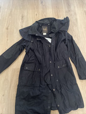 Ladies Coat - Size 12- Rugged Earth- Long Rider. Heavy Duty Wind Breaker. 