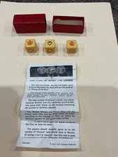 Vintage Crown and Anchor Dice