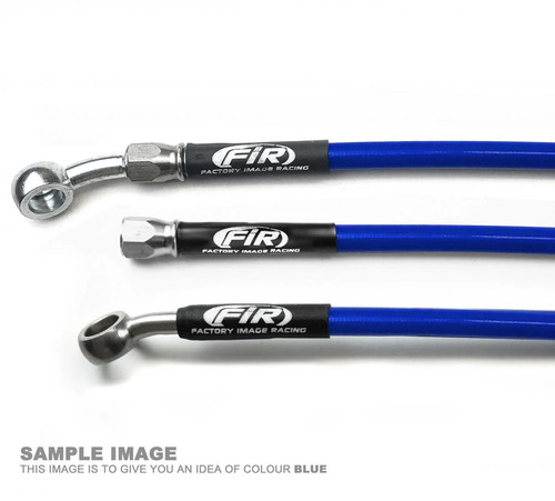 Hose rear brake blue - hose,