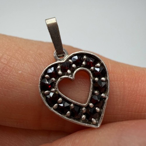 Vintage silver open - vintage, heart