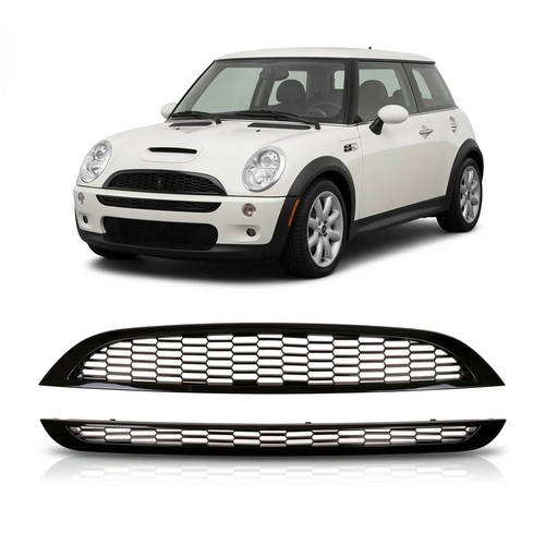 Front grille gloss - gloss, black