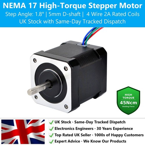 Nema high torque stepper - 17,