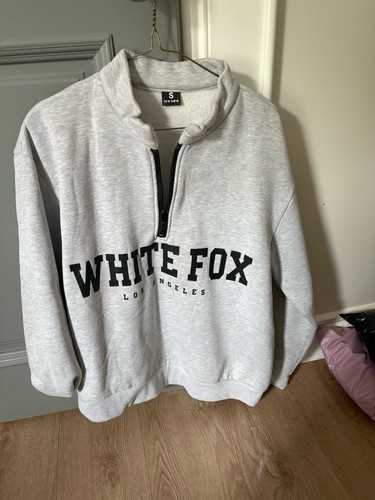 Gorgeous grey white fox - grey, half