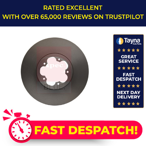 Brake discs pair vented - discs,