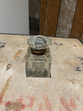 Cut Crystal Glass Inkwell