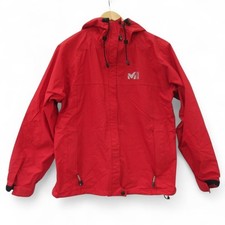 Millet Waterproof Jacket Size XS Unisex Red Gore-Tex Outdoors Hiking - Preloved 