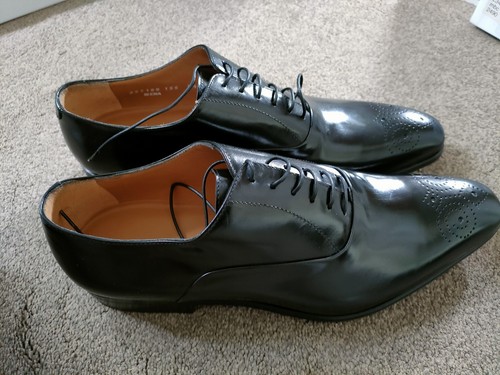 Stemar formal black leather - black,