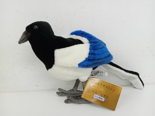 Hansa magpie bird plush - magpie,