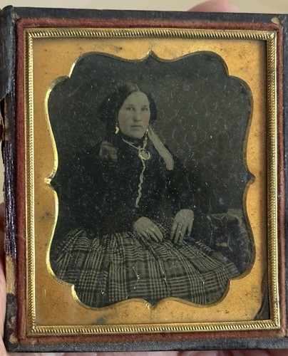 Antique daguerreotype portrait - antique,