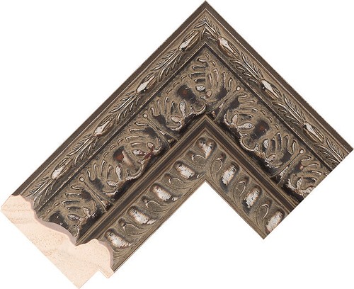 80mm wide silver - 80mm, reverse
