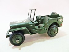 DINKY 153a 'JEEP' USA ARMY/MILITARY. VINTAGE. VERY GOOD. COMPLETE.