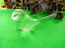 CLEAR BUBBLE GLASS LONG TAILED