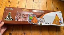 Kids Indian Tent Indoor Outdoor 100x100x135cm by Due Esse, Italy, VGC