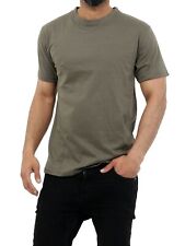 2x Mens Plain Short Sleeve