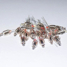 10 x Neon Indicator  Lamp's 6mm x 16mm No Series Resistor