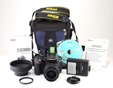 Nikon D3300 Camera & AF  18-55mm Zoom Lens Kit Refurbished +12 Month Guarantee