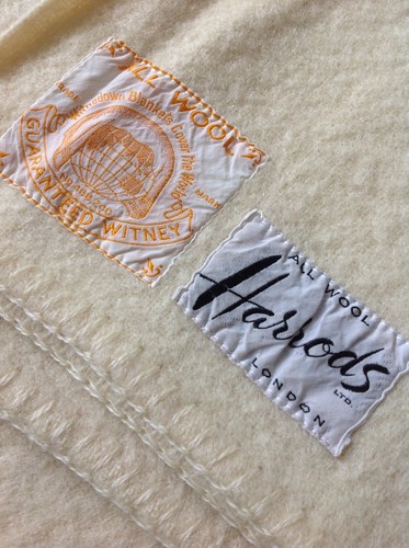 Harrods all wool - harrods, cream