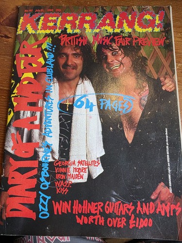 Kerrang magazine issue 197 - kerrang,