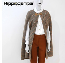 Tartan, Checked Wool Cape, French Fashion, Kate Cape