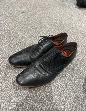Black hell for leather brogue