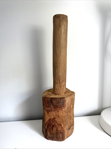 Primitive hand carved wooden - primitive,