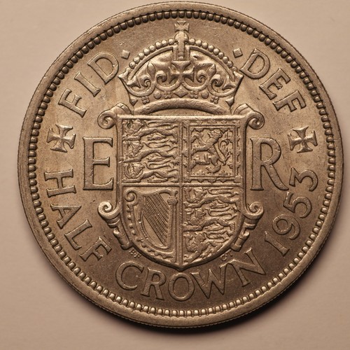 1953 half crown - 1953, queen