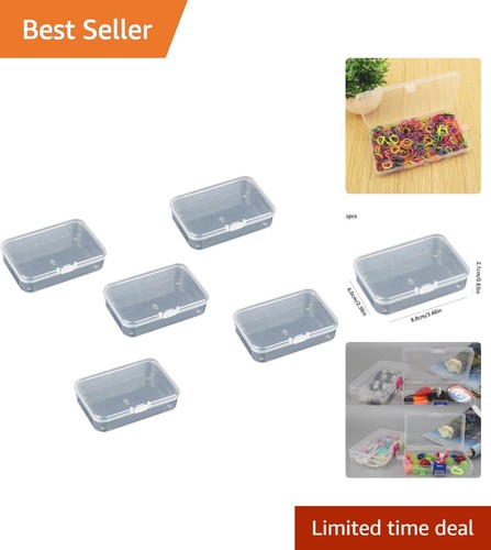 Pack stackable clear plastic - 5,