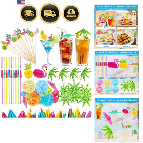 Drink umbrellas 180pcs - drink,