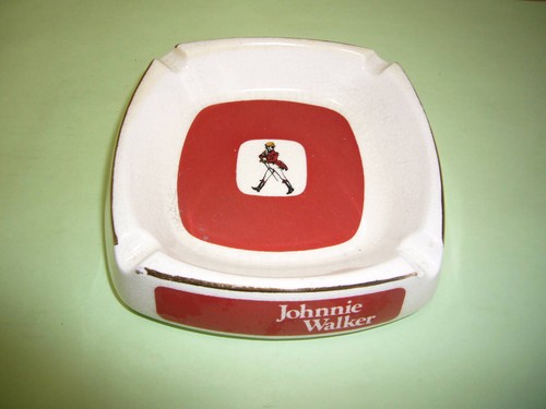 Johnnie walker ashtray vintage - johnnie,