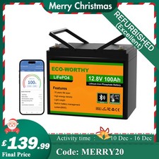 ECO-WORTHY 100AH 12V LiFePO4